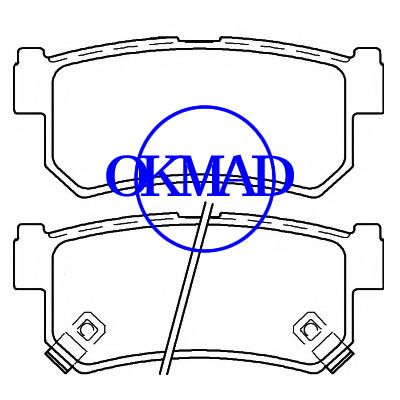 DAEWOO SSANGYONG MUSSO REXTON ROEWE (SAIC) W5 Brake pad OEM:48413090A1 FDB1937 GDB3366 GDB3382 WVA:23673 23674 23675, FF1937